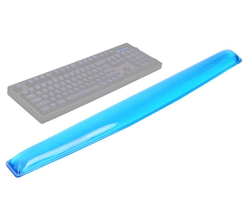 ABRONDA Gel Keyboard Wrist Rest Pad - Gel Keyboard Wrist Rest Pad | Wrist Rest Support for Office Gaming Computer Laptop Ergonomic Comfortable Pain Relief- Blue - Image 1
